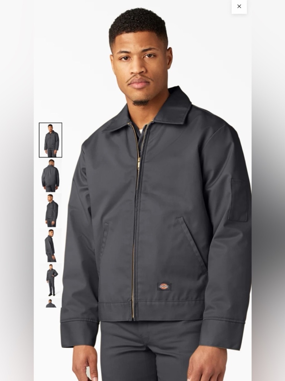 Dickies Insulated Twill Eisenhower Mens Lightweight Work Jacket NWOT